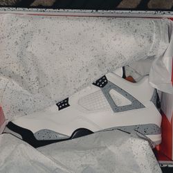 Jordan 4 Retro White Cement Size 10.5 Men 