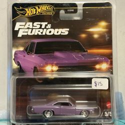 Hot Wheels Premium Fast And Furious Purple Chevy Impala