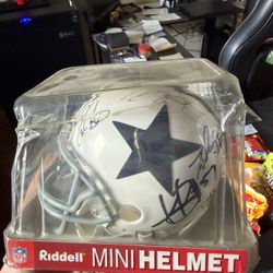 Cowboys Signed Helmet