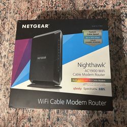 NETGEAR C7000 WiFi Cable Modem Router 