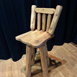 Northwoods Log Stool