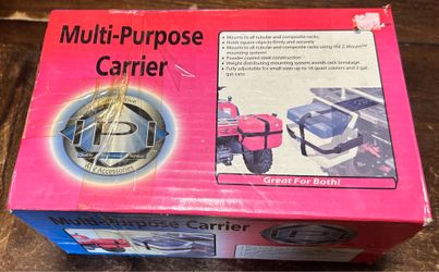 ATV gas can and small cooler mount