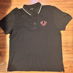 Brand New Black True Religion Polo Shirt