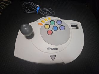 Topmax Sega Dreamcast Arcade/Fighting Stick (White)