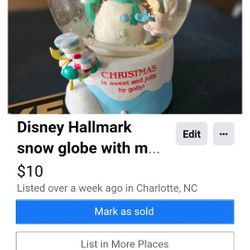 Disney Hallmark Snow Glove