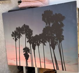 Colorful Palm Tree Canvas