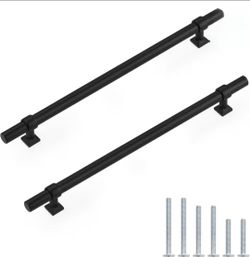 10 Pack Hole Centers 10inch Black Kitchen Cabinet Pulls