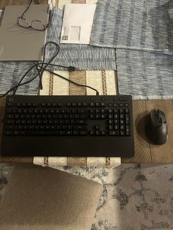 Like New Logitech Prodigy RGB Gaming Keyboard + Razer Basilisk Wireless Gaming Mouse