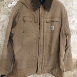 Carhartt  Jacket Tan XLarge Size 48, Nice Pre Owned Condition 