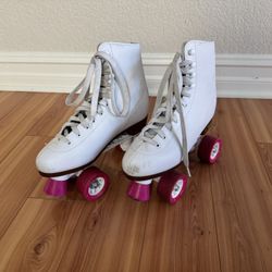 Chicago 301 Pink And White Skates - Women’s Size 8
