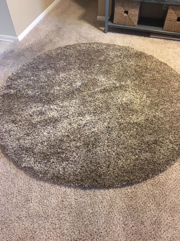 IKEA Balum round area rug
