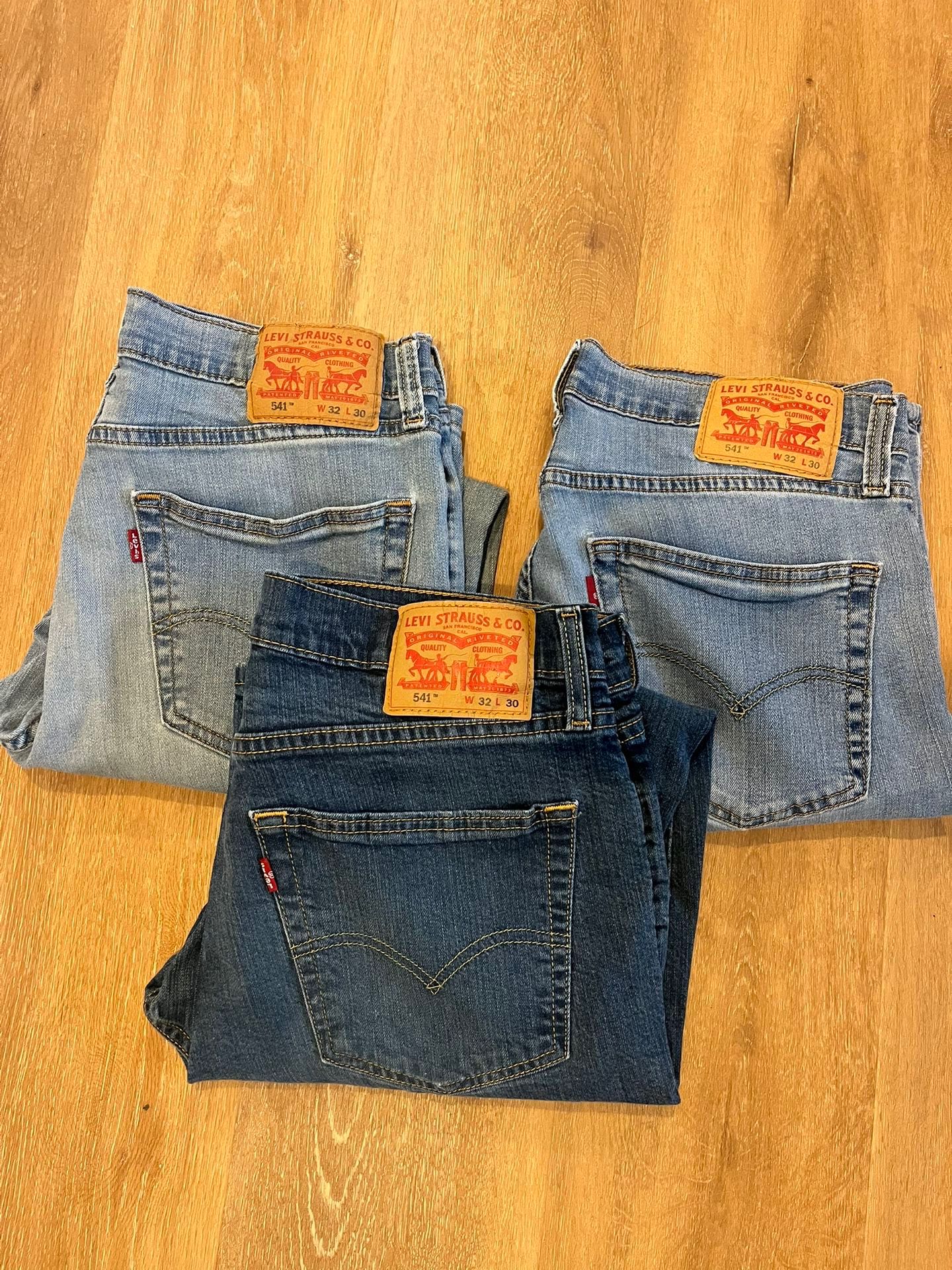 3 Pairs Men’s Levi Jeans 32 X 30
