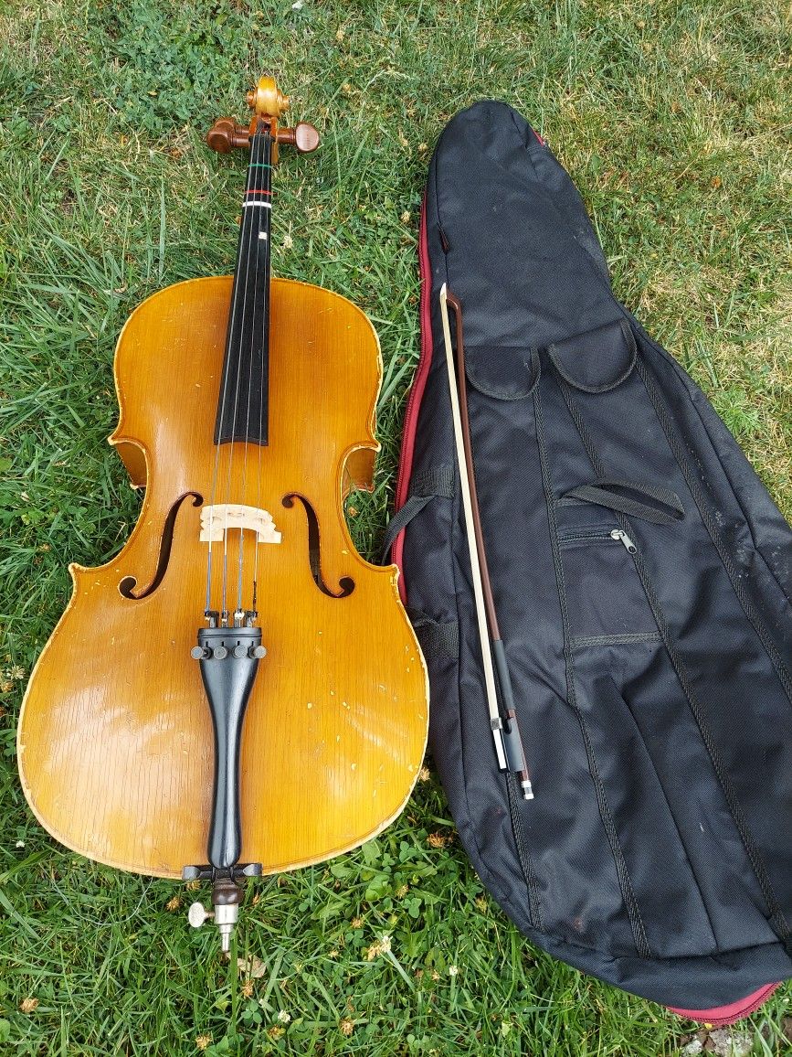 cello with bow