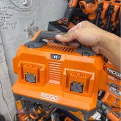 Ridgid 18v 6-port Sequential Charger 