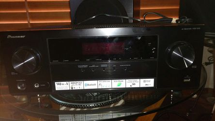 Pioneer surround sound receiver,Bluetooth HDMI, Sub-out