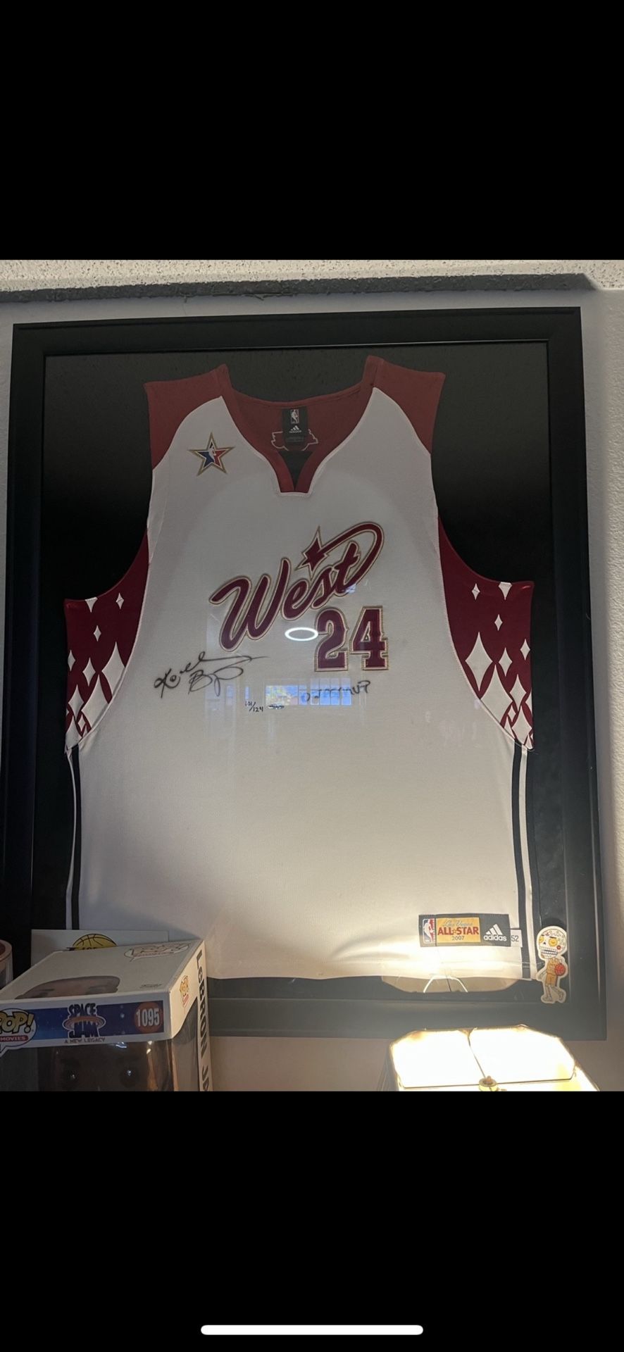 New Authentic 100% By Upper Deck Kobe All Star Jersey 101/124