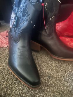 Brand new tags Black Western Cowboy Boots with Studs