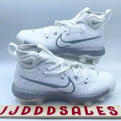 NIKE ALPHA HUARACHE NXT MCS BASEBALL CLEATS WHITE WOLF GREY DJ6519-103 MEN Sizes