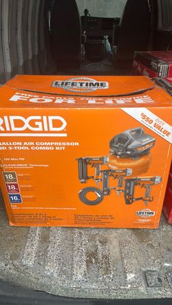 6 gallon air compressor and nail gun