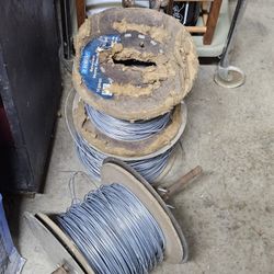 3 Rolls Bekaert / Red Brand Galvanized Electric Fence Wire 1/2 Mile Each 14 Gauge