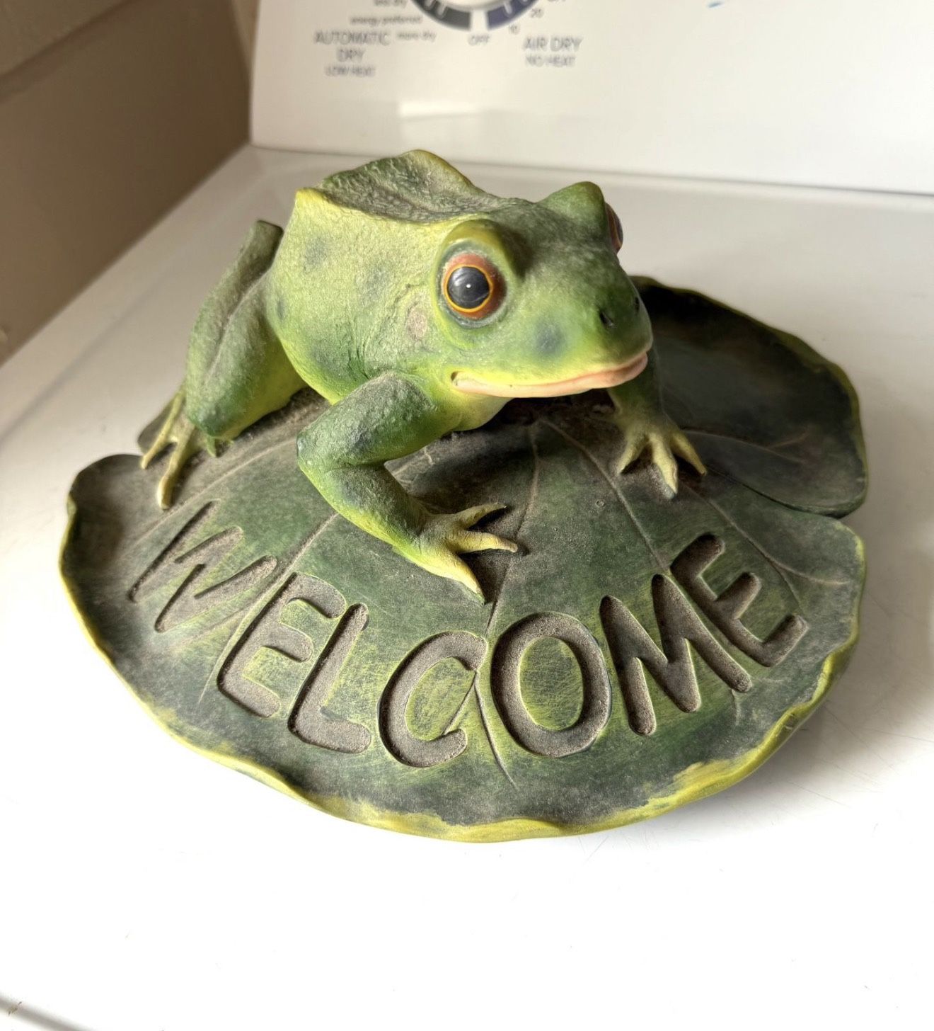 Realistic, Frog Statue For The Garden