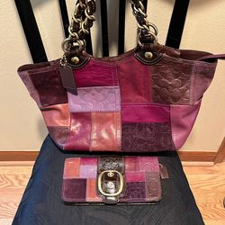 Coach Handbag And Wallet