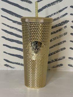 Starbucks Gold Studded Cold Cup – 24 oz – New