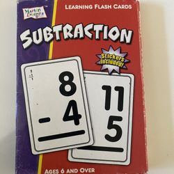 Subtraction Flash Card