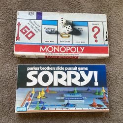 Vintage Monopoly Game Board 