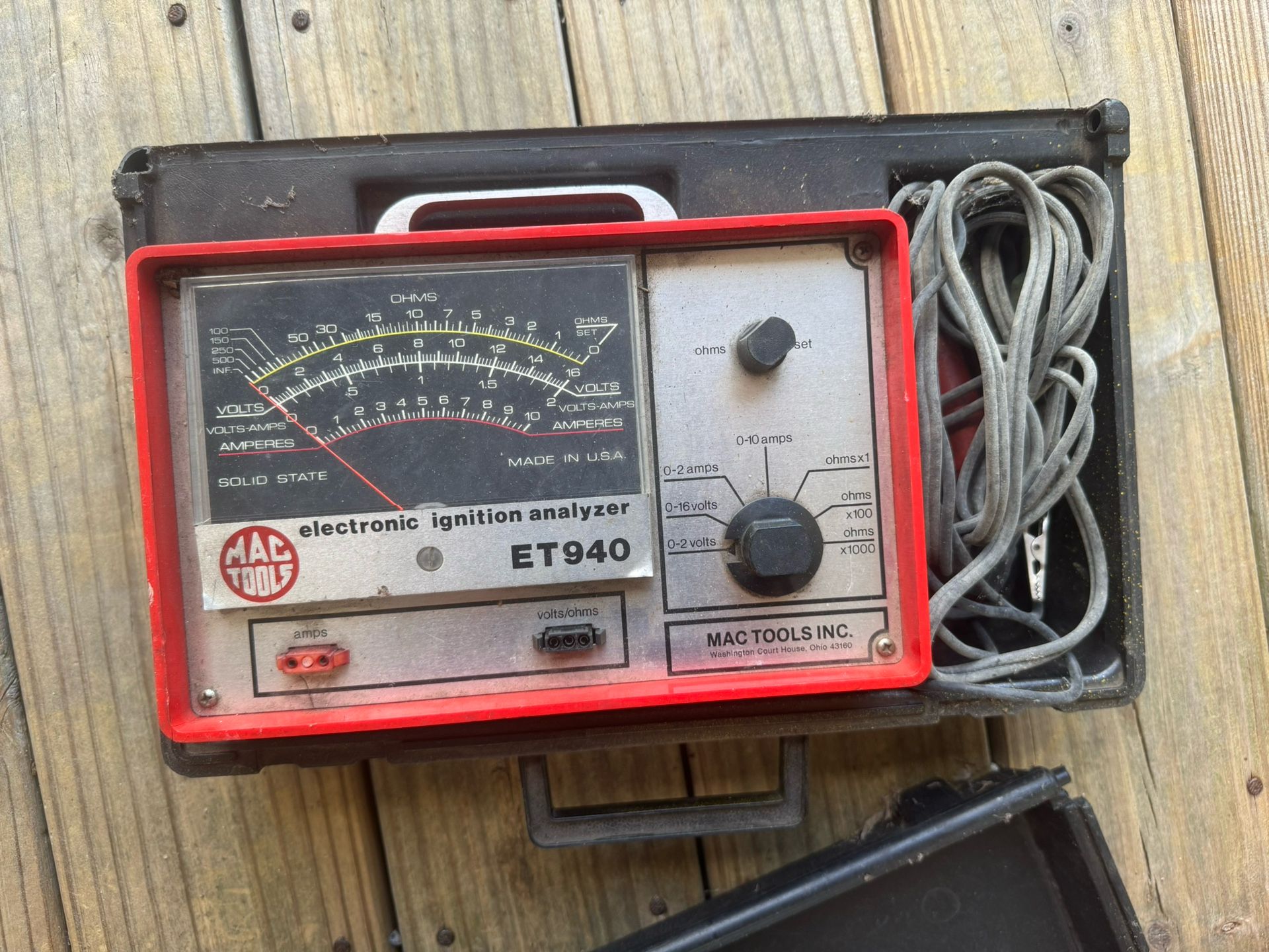 Mac Tools ET940 Electronic Ignition Analyzer – Good Condition