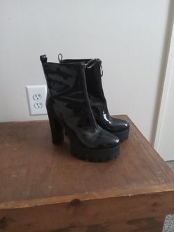 Patent Leather Boots