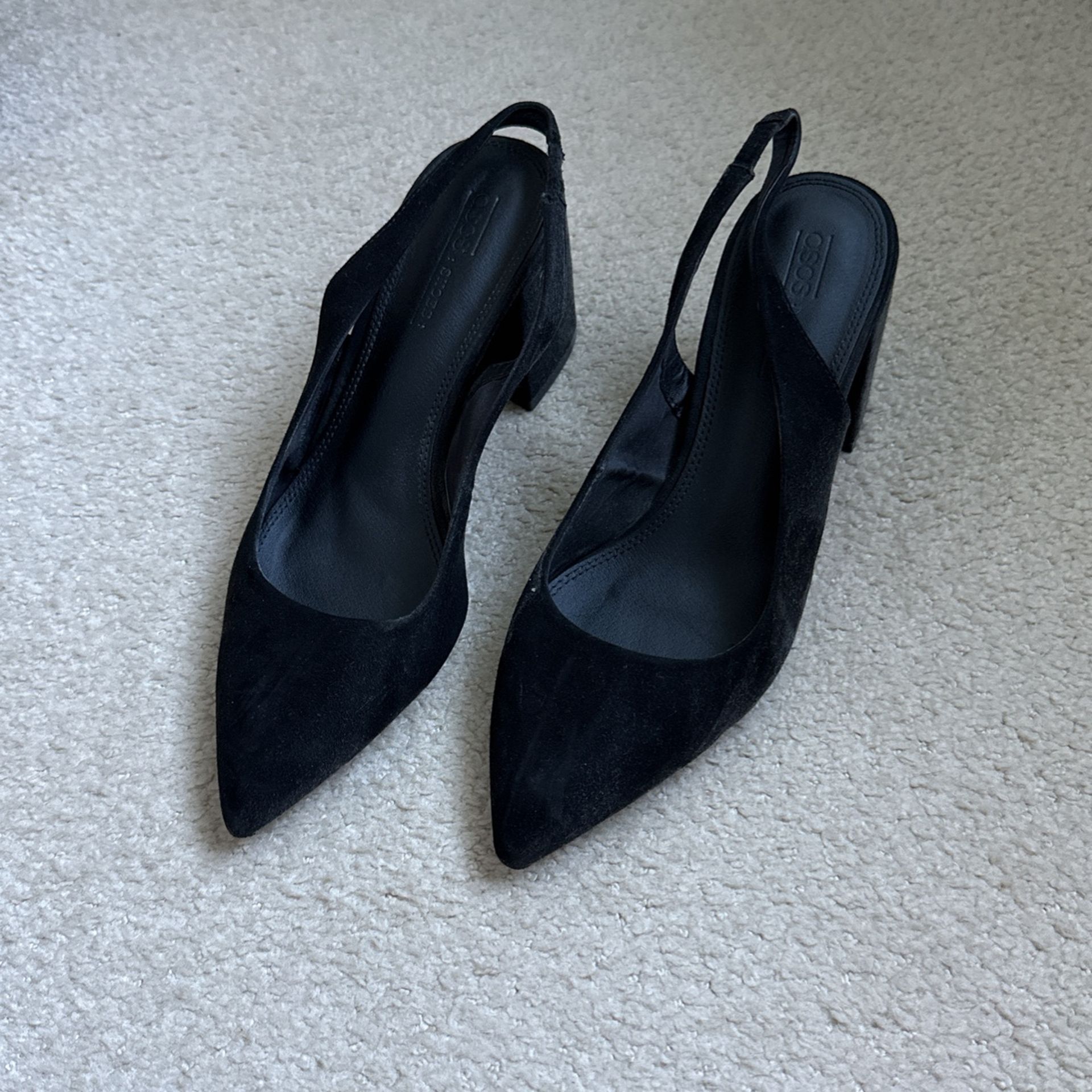 Black Block Heels