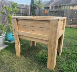 Wood planter raised  vegetable planter