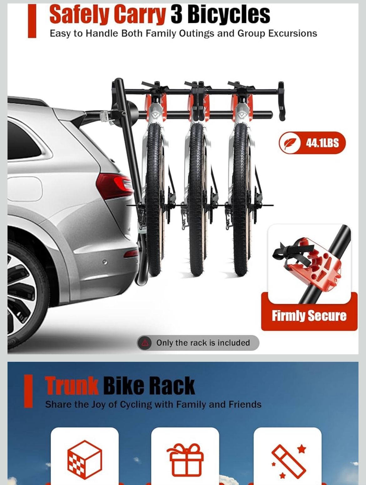 Trunk Bike Rack for Car