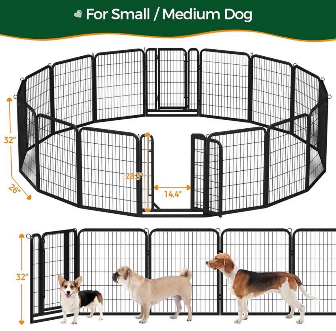 16 panel pet gate 614024