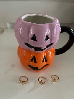 Halloween Jack-O-Lantern Ceramic Mug