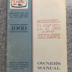 1969 Cessna Model 172 and Skyhawk Owner's Manual
