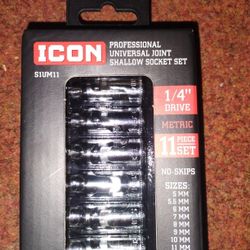 Icon Shallow Socket Set