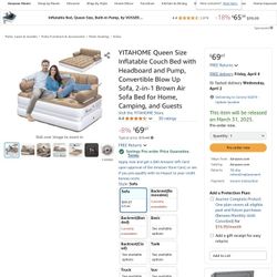 Brand New Blow Up Couch Bed