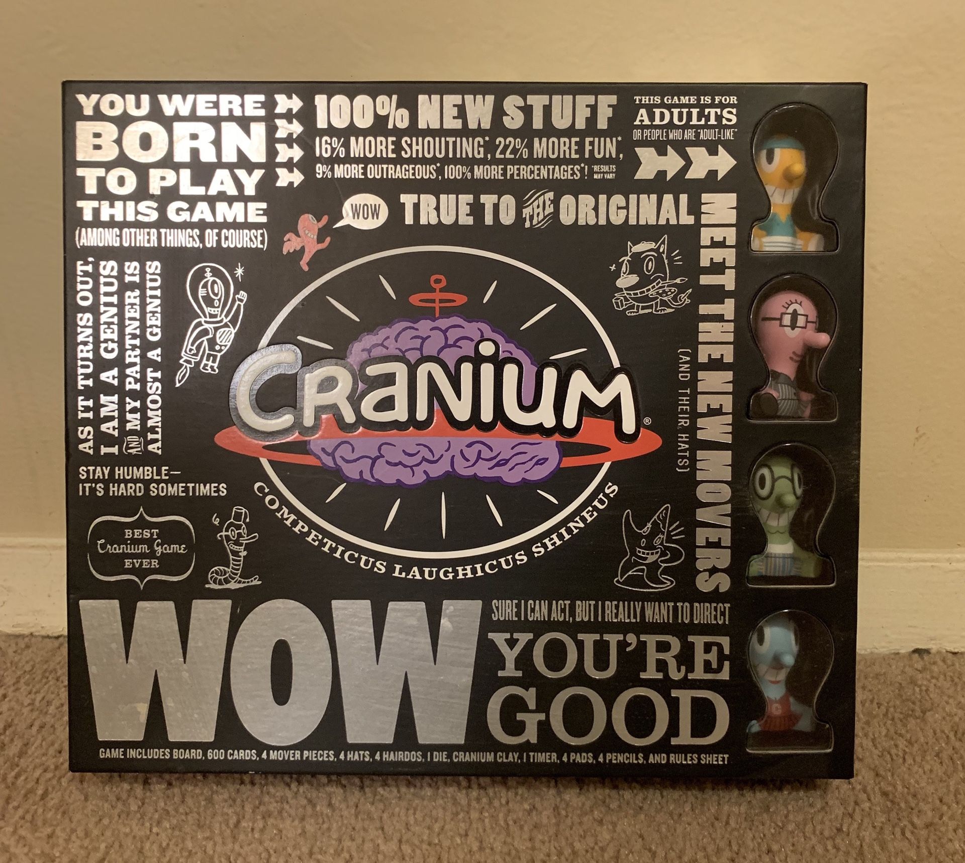 IN BOX ADULT BOARD GAME CRANIUM WOW YOU'RE GOOD