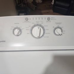 Hotpoint Washer, White  3.8 Cuft