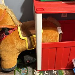 6V Plush Ride On Horse