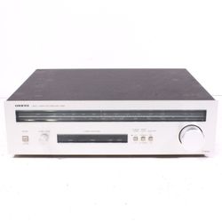 Onkyo T-4040 Servo Locked FM Stereo / AM Tuner Silver Face