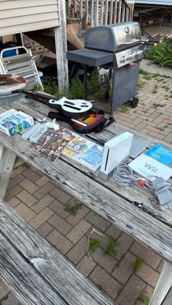 Wii with accessories