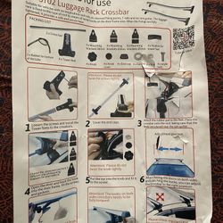 Adjustibal LD-5702 Luggage Rack Crossbark