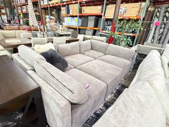 Thomasville Fallon Grey Fabric Sectional from Costco