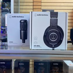 Audio-Technica AT2020 W/ ATH-M40x Bundle