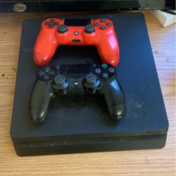 PS4 With Controllers Included HDMI All Cords 