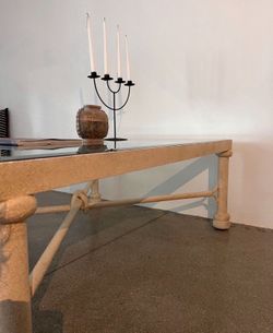 Vintage Cream Giacometti Coffee Table