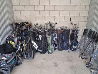 Golf clubs bags balls & more